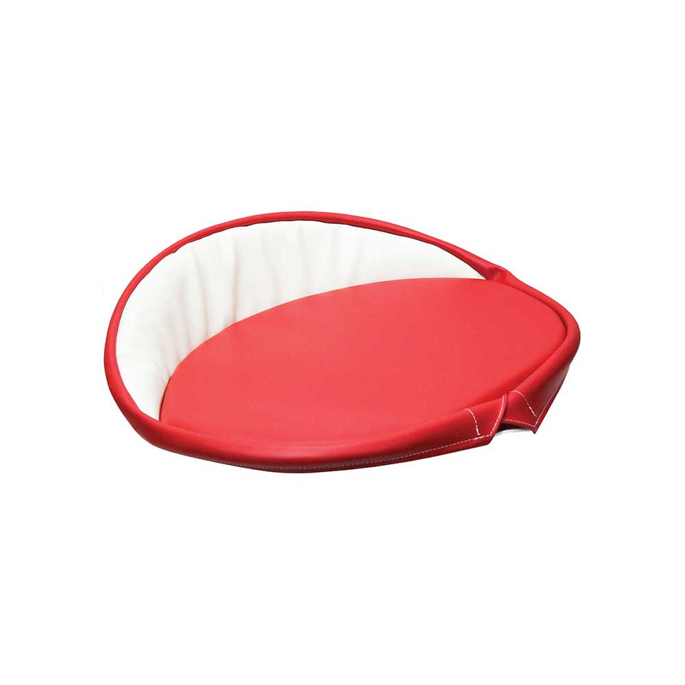 Uni Pro Tie-On Seat Cover for International Harvester HM Pan Seats | Red & White Vinyl