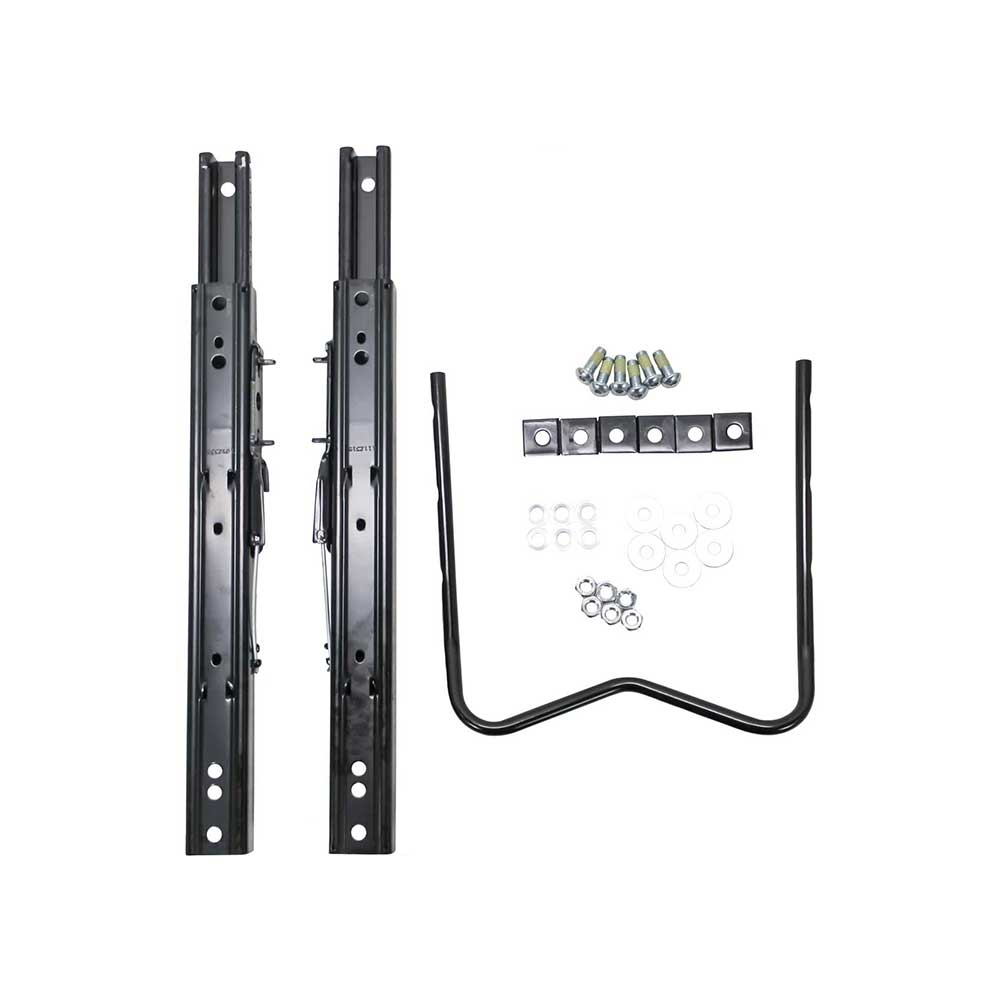 Uni Pro Slide Rail Kit | Fits Uni Pro and KAB Seats | Black Coat