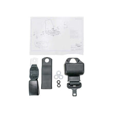 Uni Pro Retractable Seat Belt Kit | Fits 421/422 or Sears 1800 Seat | Black Nylon | 2-In. Wide