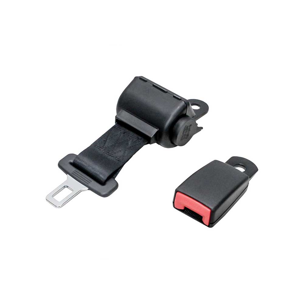 Uni Pro Retractable Seat Belt Kit | Fits 53 Seat | Black Nylon