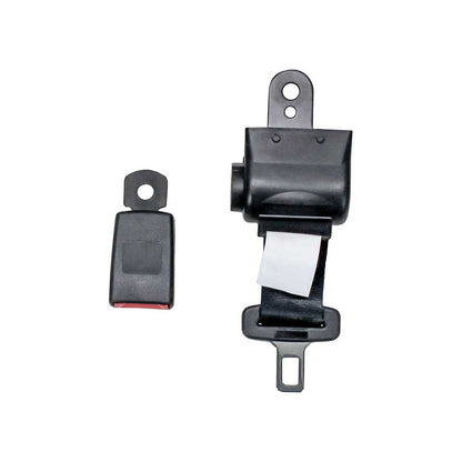 Uni Pro Retractable Seat Belt Kit | Fits 53 Seat | Black Nylon