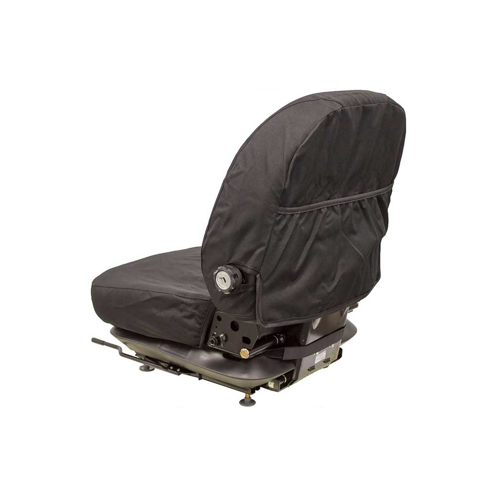 Uni Pro Seat + Backrest Cover Kit for 236 or Milsco V5300 Seats | Black Endura Fabric