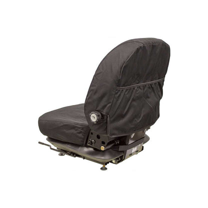Uni Pro Seat + Backrest Cover Kit for 236 or Milsco V5300 Seats | Black Endura Fabric