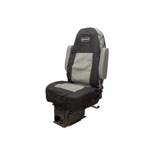 Uni Pro Seat + Backrest Cover Kit for High-Back Truck Seats | Two-Tone Black/Gray Fabric