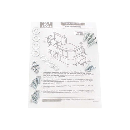 Uni Pro Seat Frame Hardware Kit for International Harvester 806 | Black Powder Coat | Complete Kit