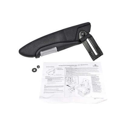 Uni Pro Fold-Up Adjustable Armrest | Fits 722/1055/1060/1250 | Black Dura-Tex | Right-Hand