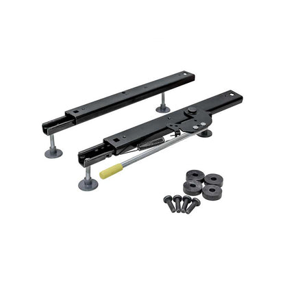 Uni Pro Slide Rail Kit | Universal Fit | 6-In. Long with 1.75-In. Studs | Black Powder Coat