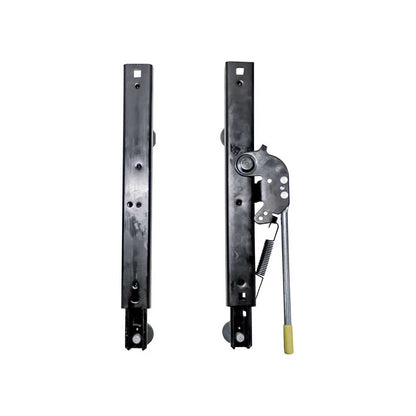 Uni Pro Slide Rail Kit | Universal Fit | 6-In. Long with 1.75-In. Studs | Black Powder Coat