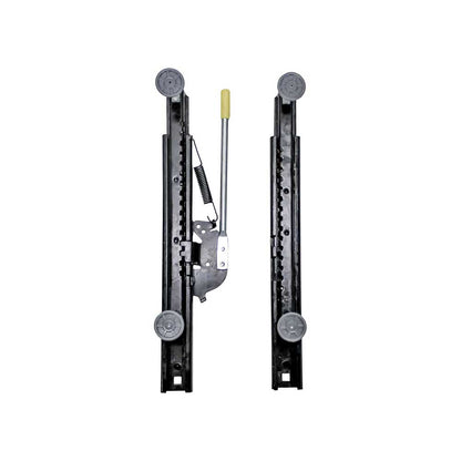 Uni Pro Slide Rail Kit | Universal Fit | 6-In. Long with 1.75-In. Studs | Black Powder Coat