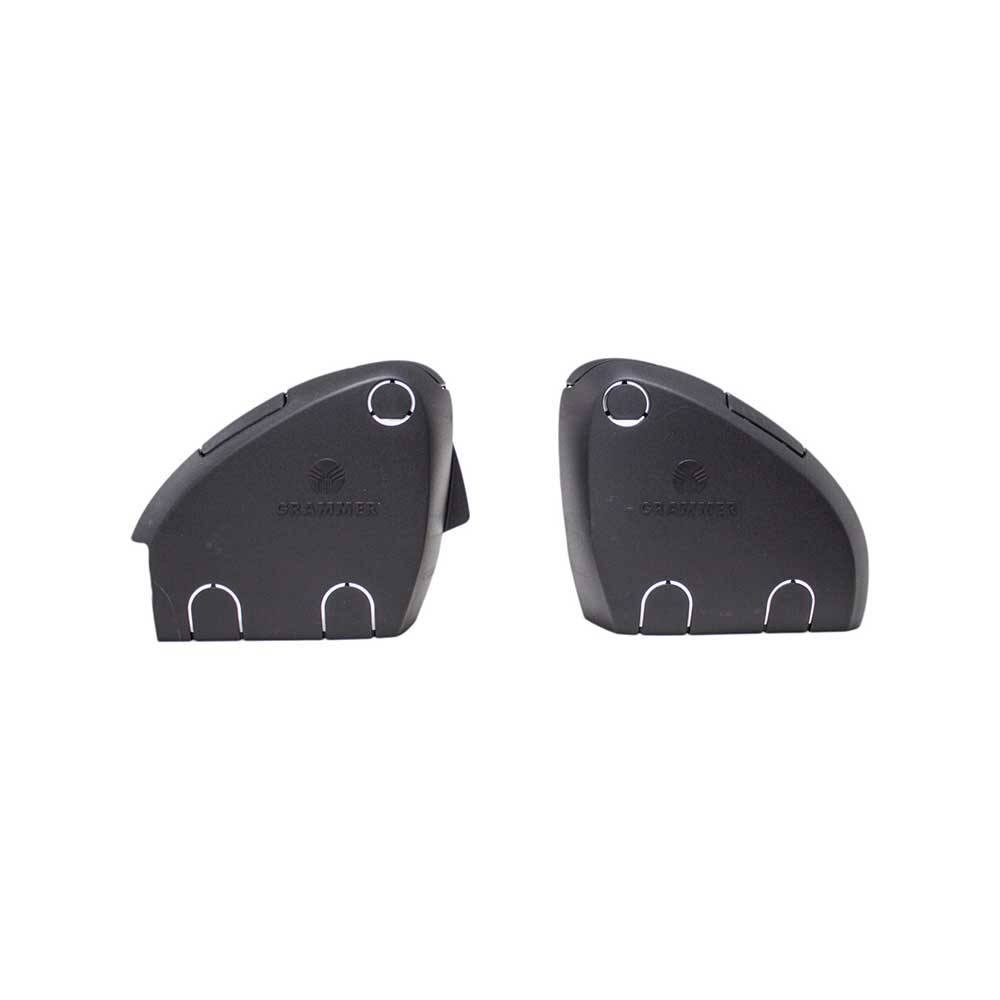 Uni Pro Seat Belt Cover Kit | Fits 136 or Grammer 531 Seat | Black Plastic