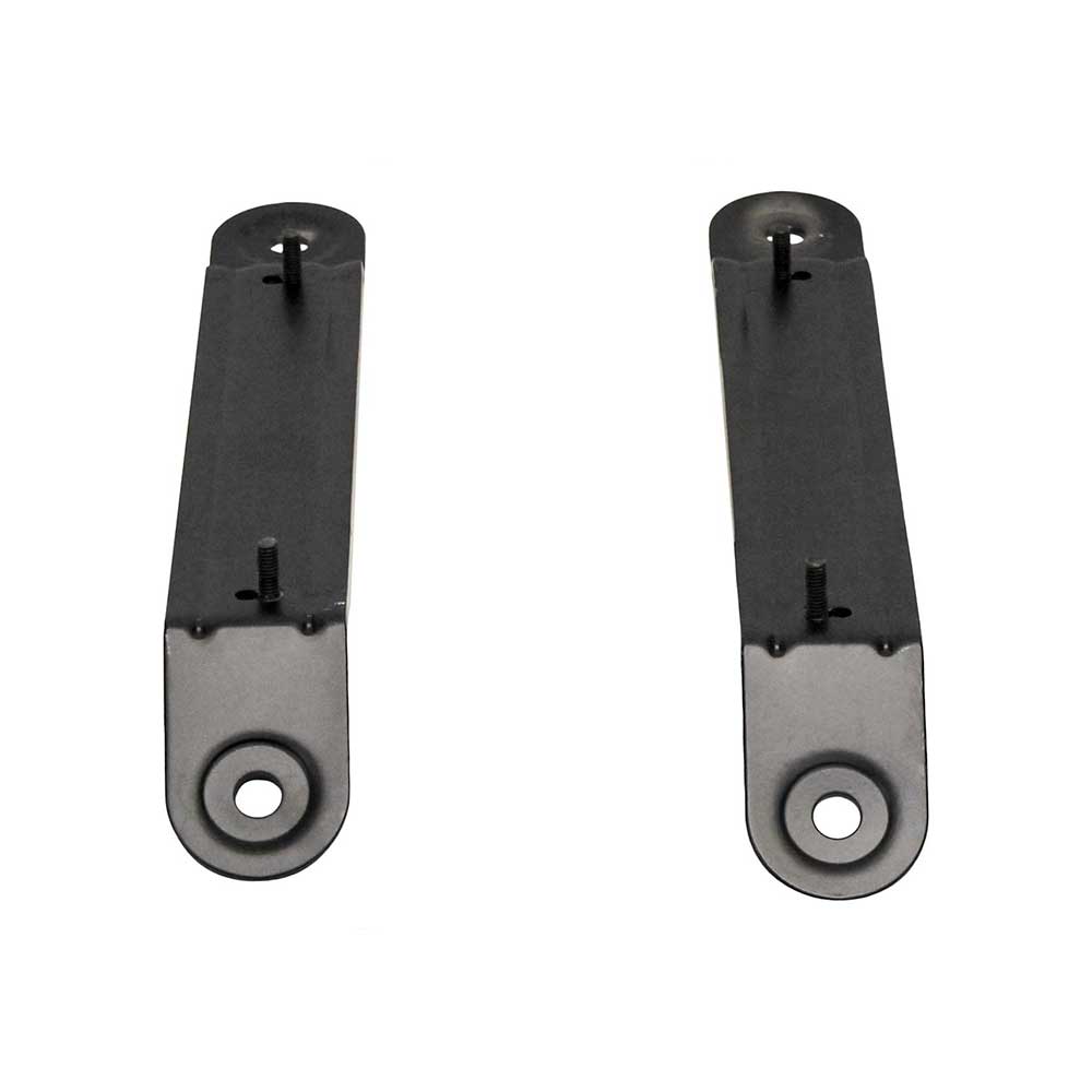 Uni Pro Seat Adapter Brackets for Ford F650 or F750 Semi Trucks | Black Powder Coat