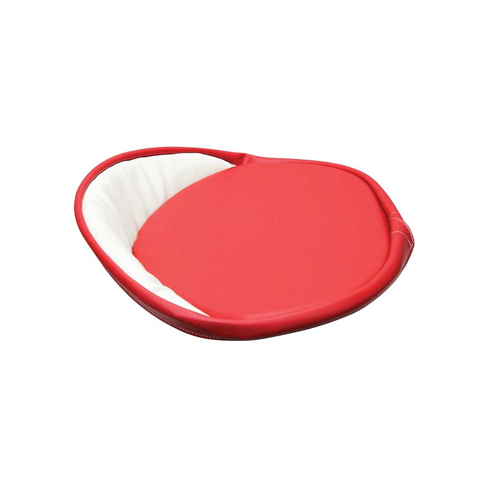 Uni Pro Tie-On Seat Cover for International Harvester HM Pan Seats | Red & White Vinyl
