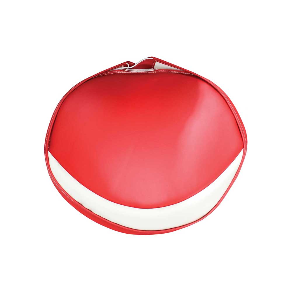 Uni Pro Tie-On Seat Cover for International Harvester HM Pan Seats | Red & White Vinyl
