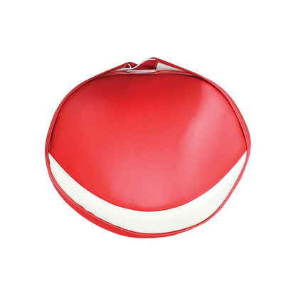 Uni Pro Tie-On Seat Cover for International Harvester HM Pan Seats | Red & White Vinyl