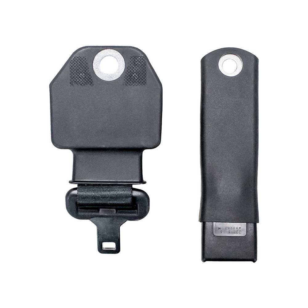 Uni Pro Retractable Seat Belt Kit | Fits 421/422 or Sears 1800 Seat | Black Nylon | 2-In. Wide