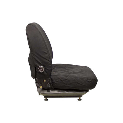Uni Pro Seat + Backrest Cover Kit for 236 or Milsco V5300 Seats | Black Endura Fabric
