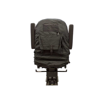 Uni Pro Seat + Backrest Cover Kit for Mid-Back Truck Seats | Two-Tone Black/Black Fabric