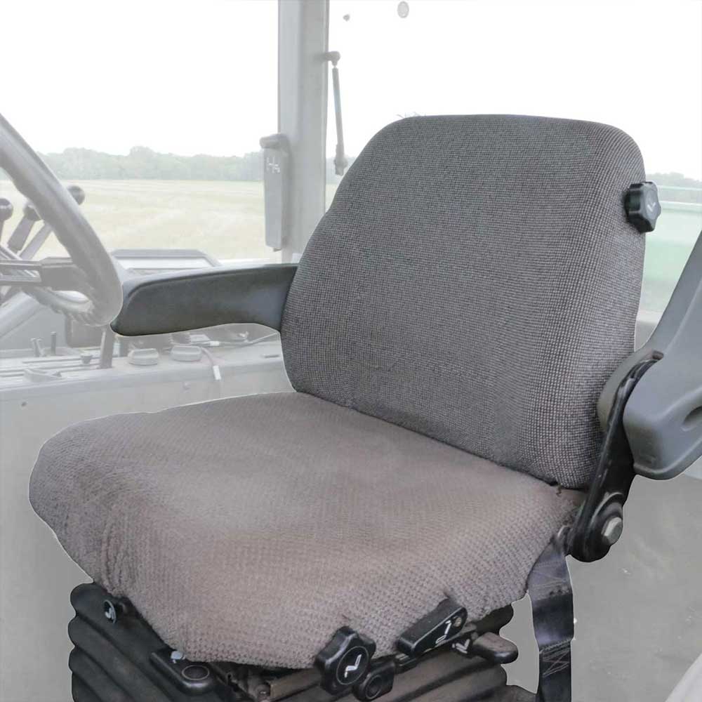 Uni Pro Seat + Backrest Cover Kit for Case IH Maxxum-Magnum-Steiger/FNH 70 Genesis | Gray