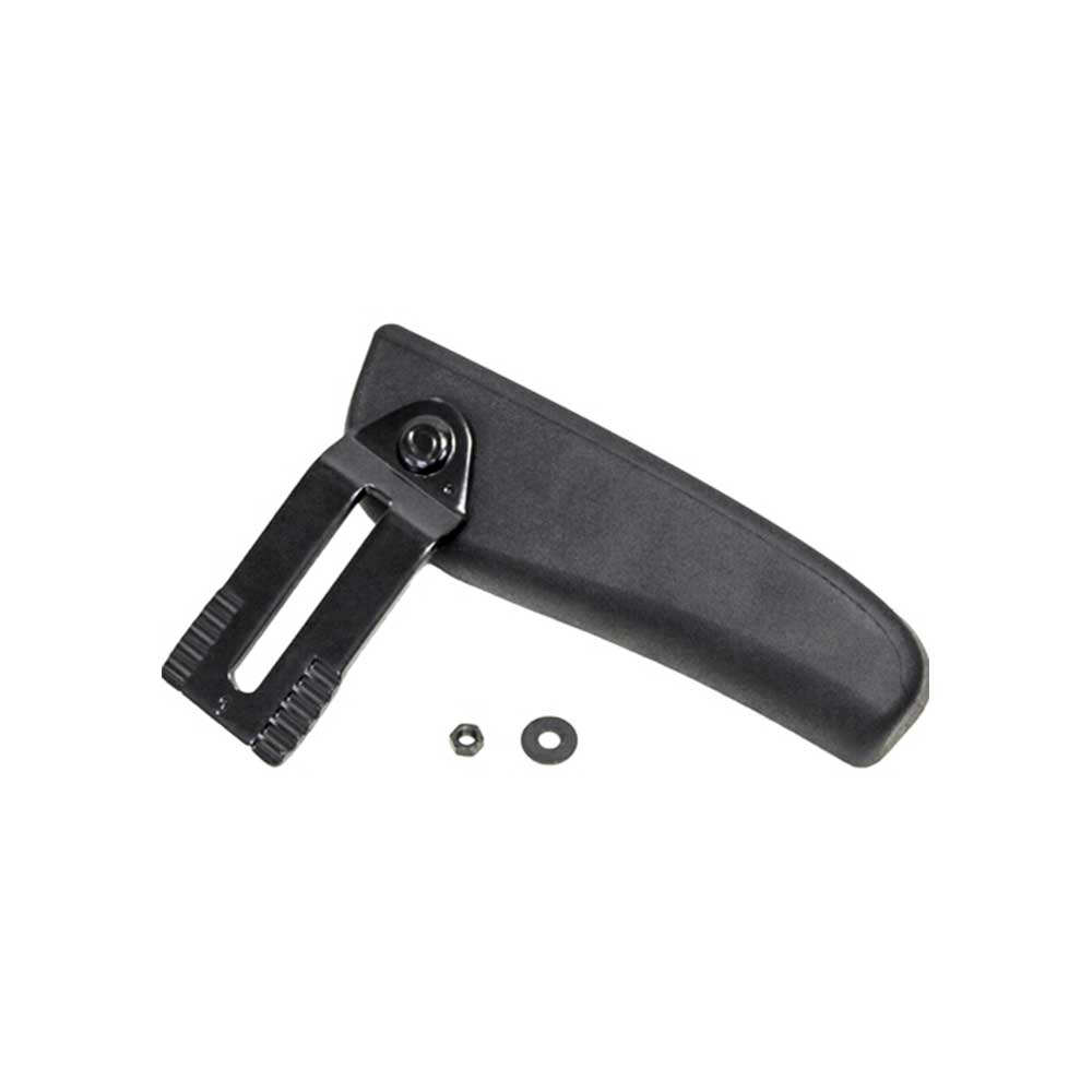 Uni Pro Fold-Up Armrest | Fits K&M Seats | Black Dura-Tex | Left-Hand