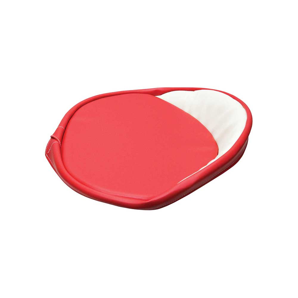 Uni Pro Tie-On Seat Cover for International Harvester HM Pan Seats | Red & White Vinyl