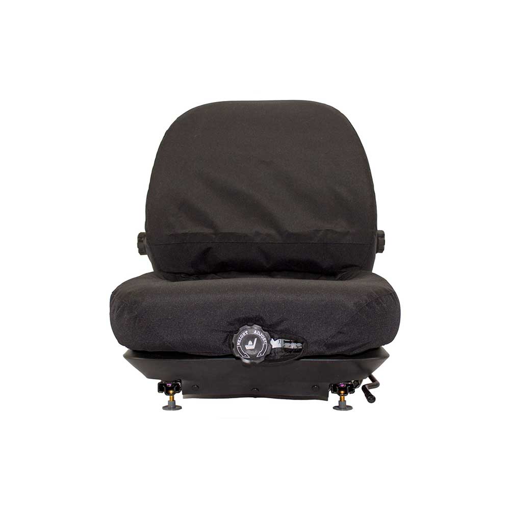 Uni Pro Seat + Backrest Cover Kit for 236 or Milsco V5300 Seats | Black Endura Fabric