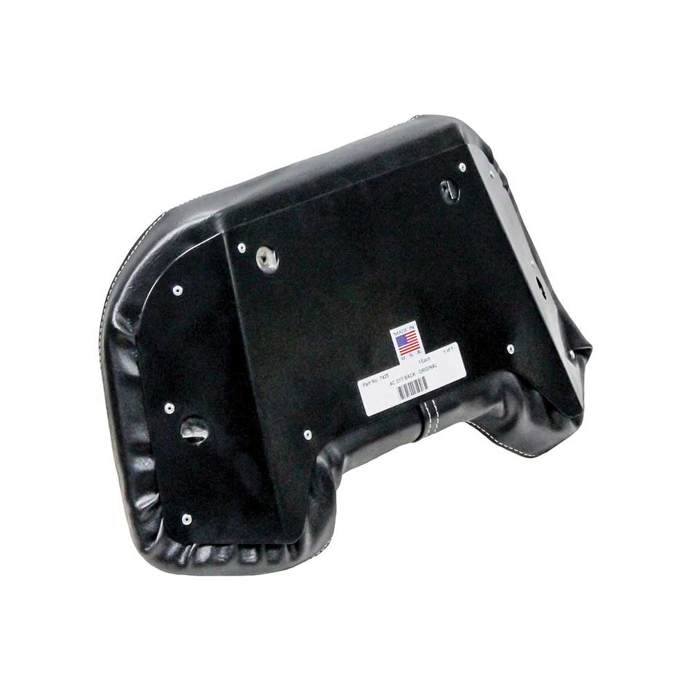 Uni Pro Allis Chalmers D17 Backrest Cushion | Original Pattern | Pleated Black & White Vinyl