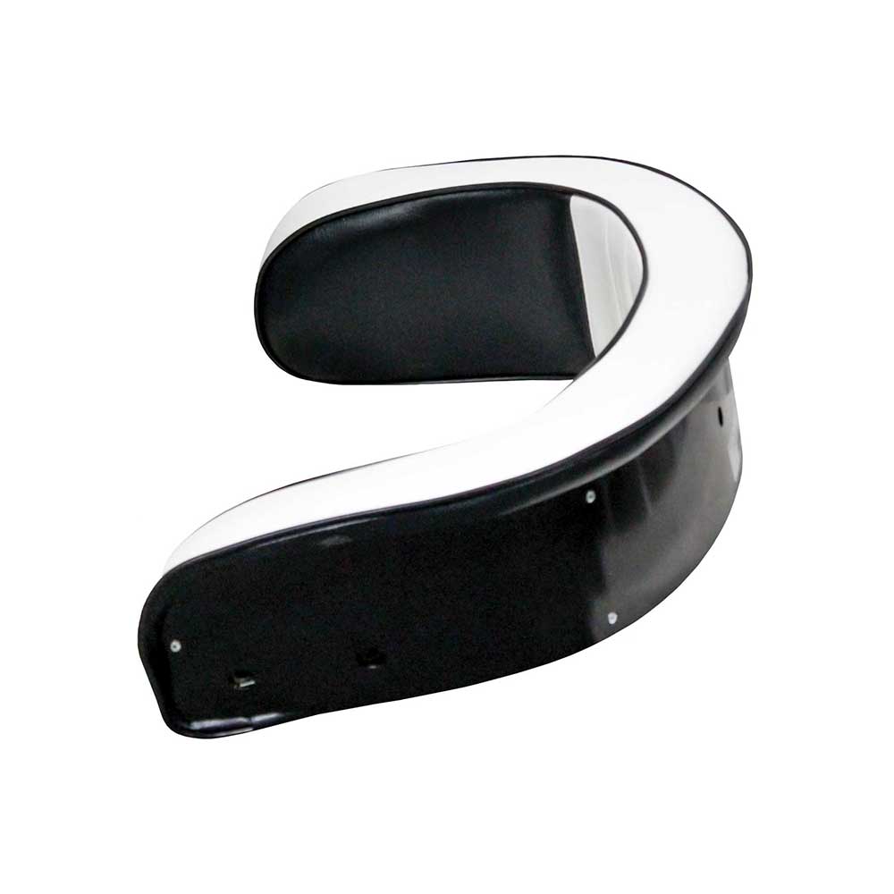 Uni Pro International Harvester 806 Large Backrest Cushion | Original | Pleated Black & White Vinyl