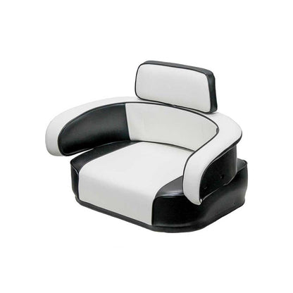 Uni Pro International Harvester 806 3-Piece Seat Cushion Kit | Original | Pleated Black & White Vin