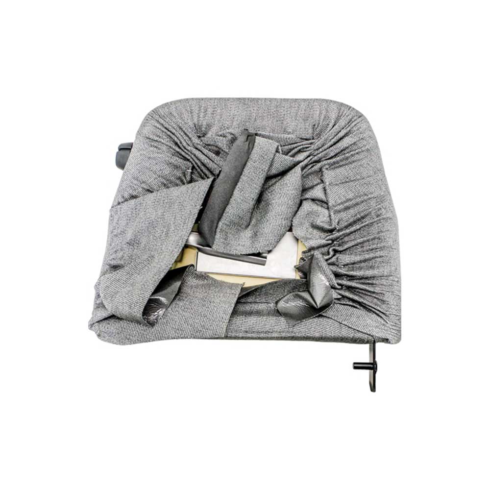 Uni Pro Backrest Cushion for Case IH Maxxum-Magnum-Steiger | With Frame | Gray Fabric