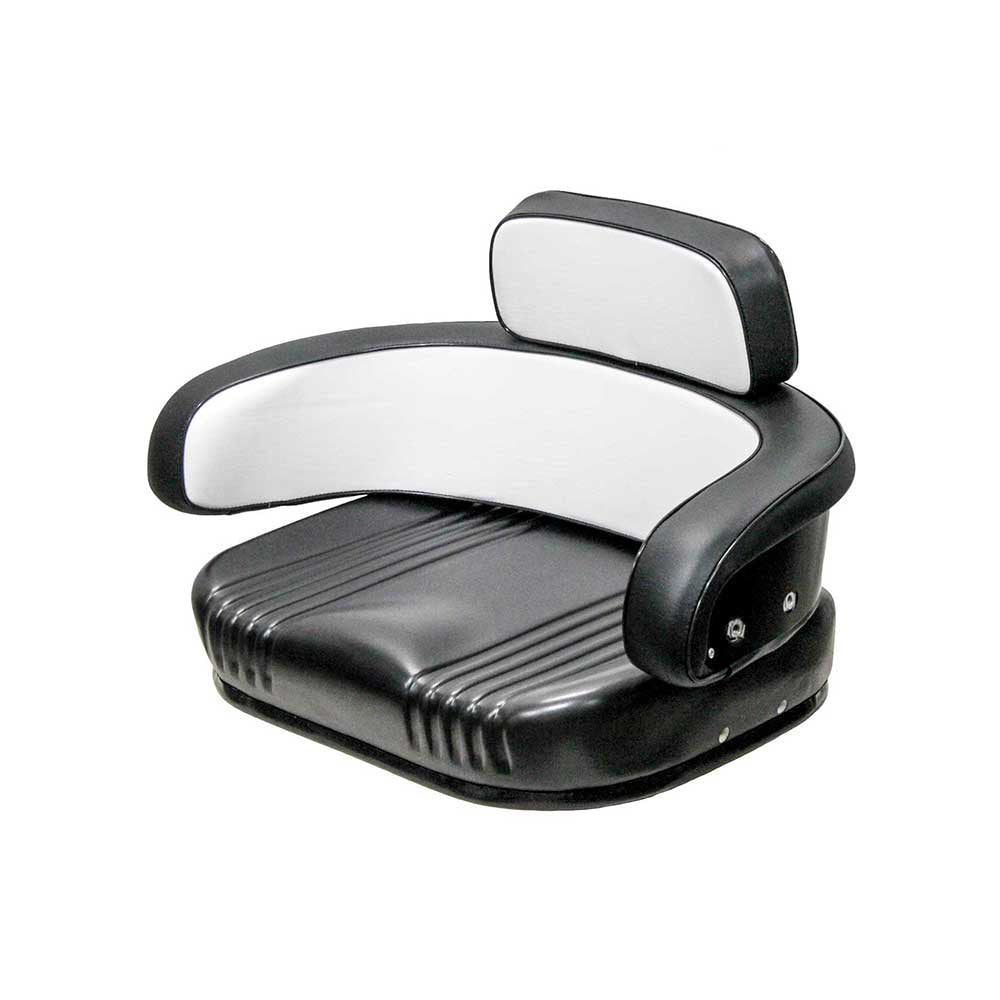 Uni Pro International Harvester 806 3-Piece Seat Cushion Kit | Economy | Black & White Vinyl