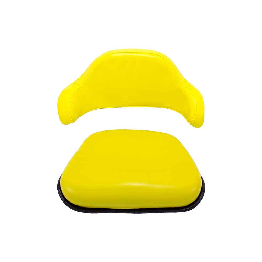 Uni Pro John Deere 2020 2-Piece Seat Cushion Kit | Economy | TY9379 | Yellow Vinyl