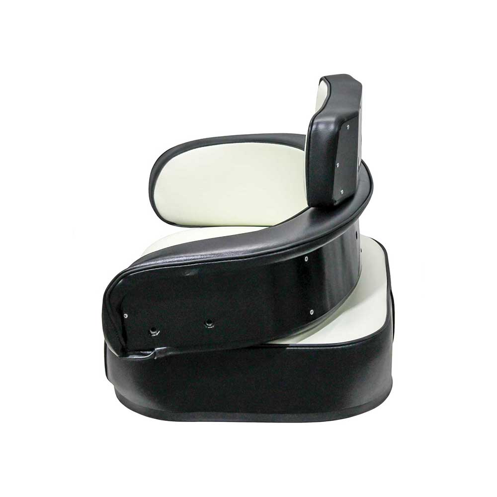 Uni Pro International Harvester 806 3-Piece Seat Cushion Kit | Black & White Vinyl