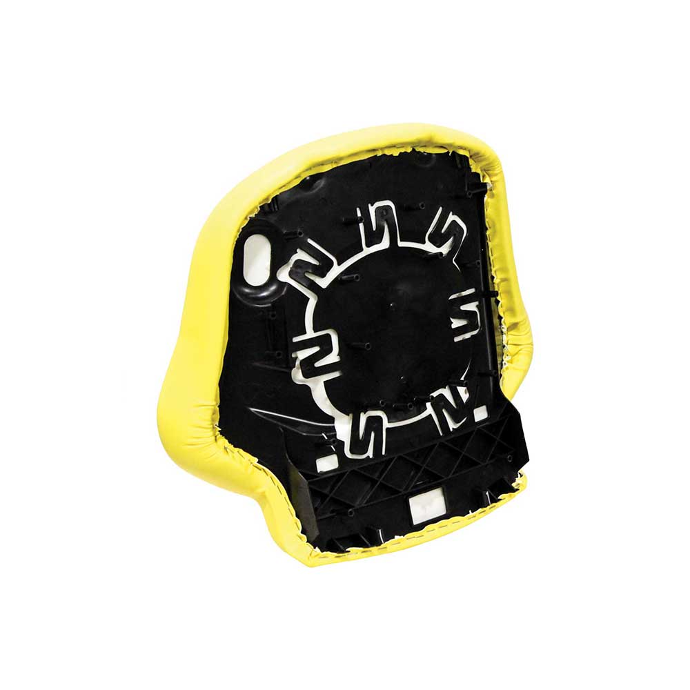 Uni Pro Backrest Cushion | Fits 136 or Grammer 5X1 Seat | Yellow Vinyl