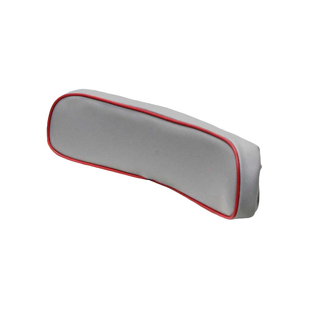 Uni Pro Allis Chalmers/Massey Ferguson/Oliver 30 Backrest Cushion | Gray Vinyl with Red Trim Cording