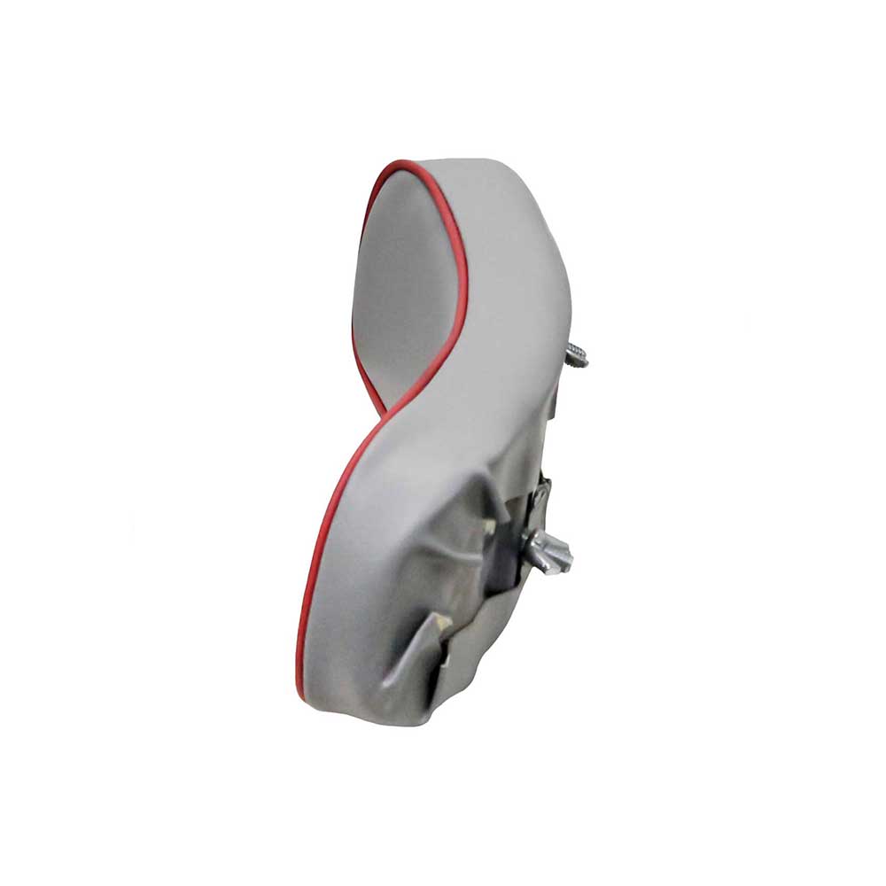 Uni Pro Allis Chalmers/Massey Ferguson/Oliver 30 Backrest Cushion | Gray Vinyl with Red Trim Cording