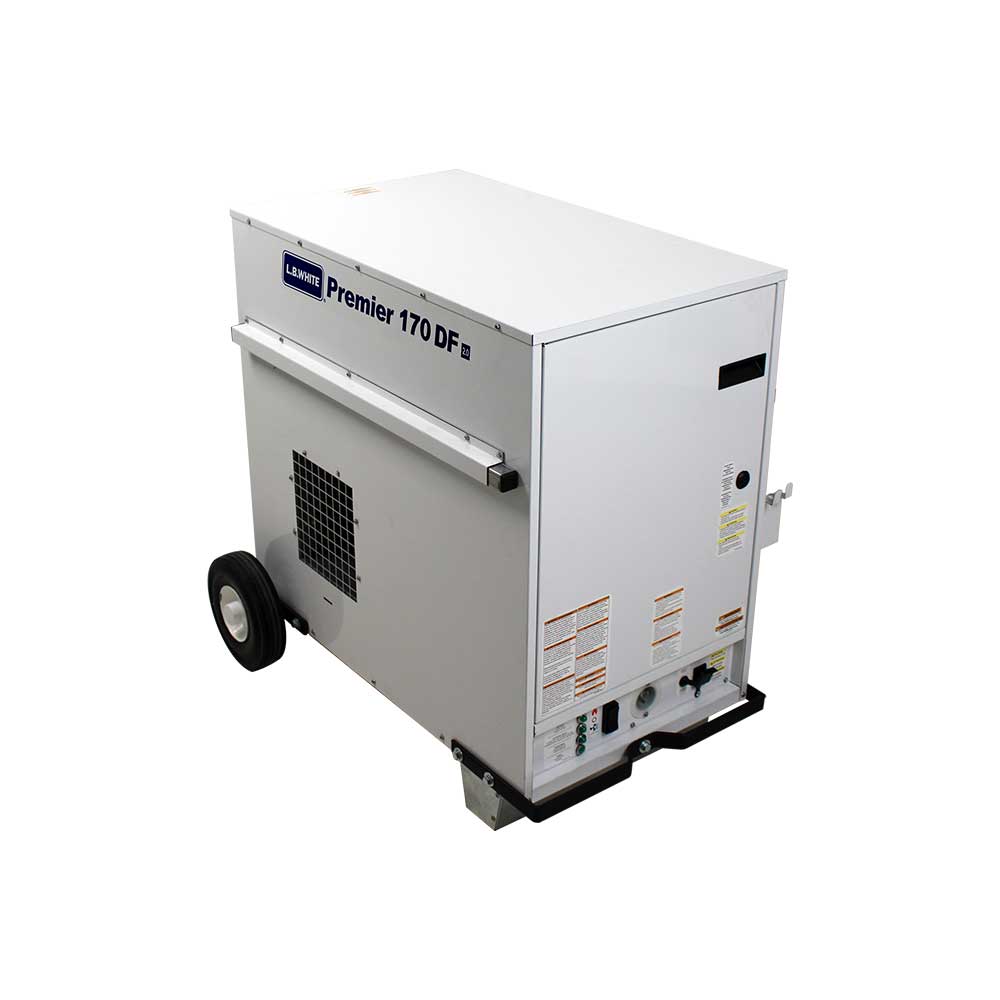 Premier 170 DF 2.0 | 170,000 BTU/Hr | LP/NG | w/Thermostat, Hose, & Reg.