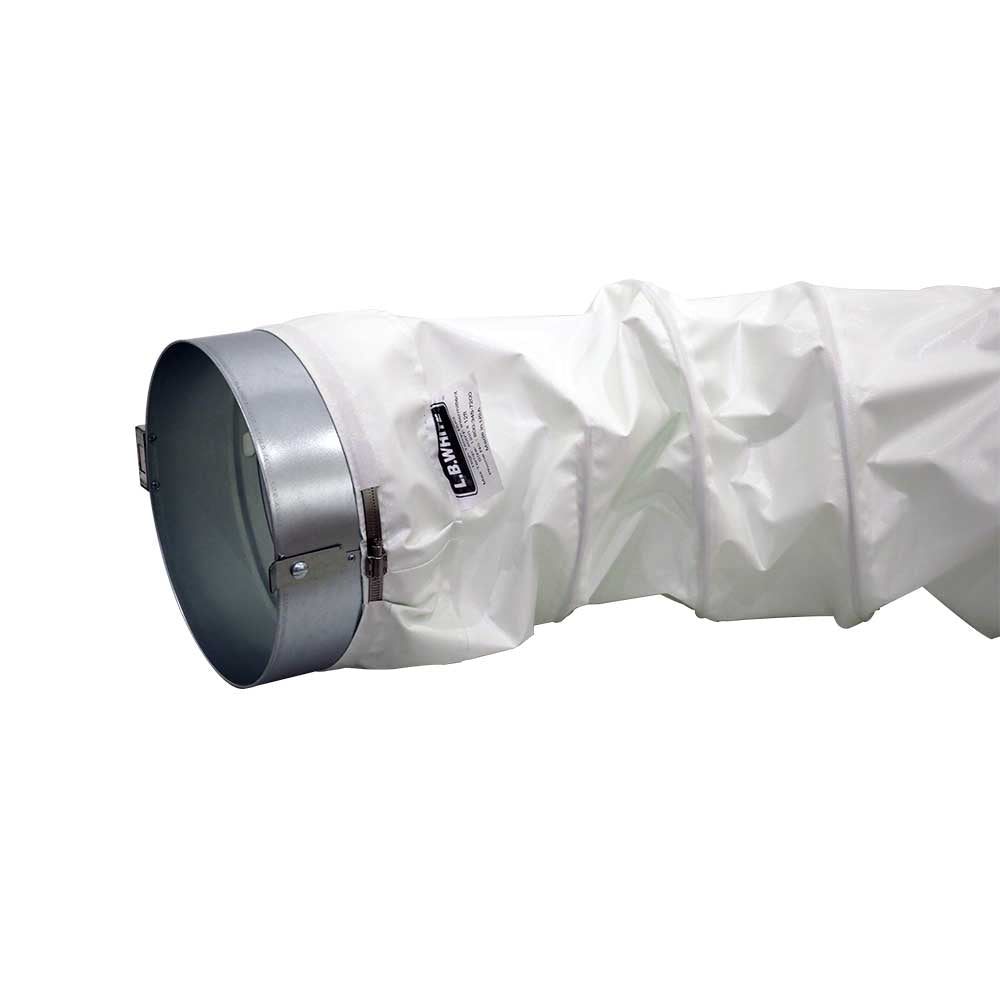 500-26347 | Duct, 12-In. x 12-Ft., White | w/Duct Adapter, For All Premier 80/170 Heaters