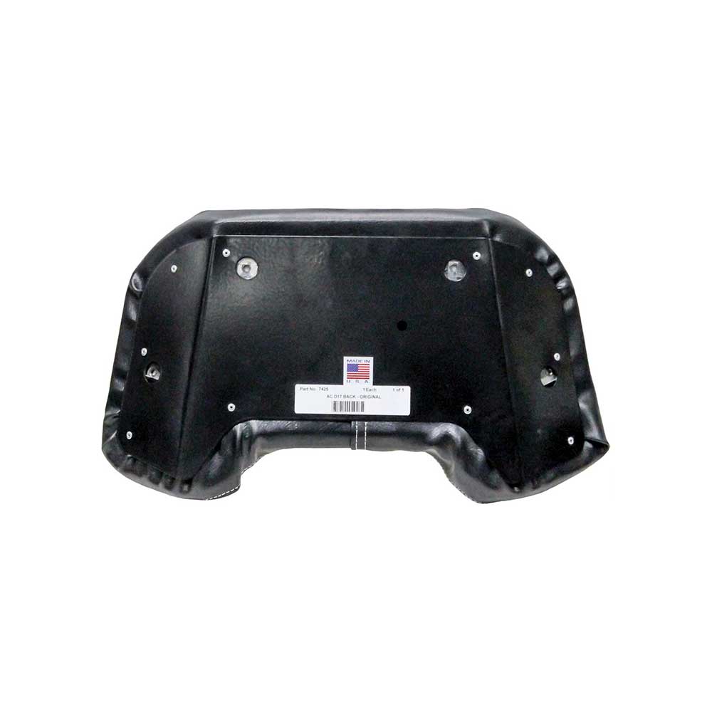 Uni Pro Allis Chalmers D17 Backrest Cushion | Original Pattern | Pleated Black & White Vinyl