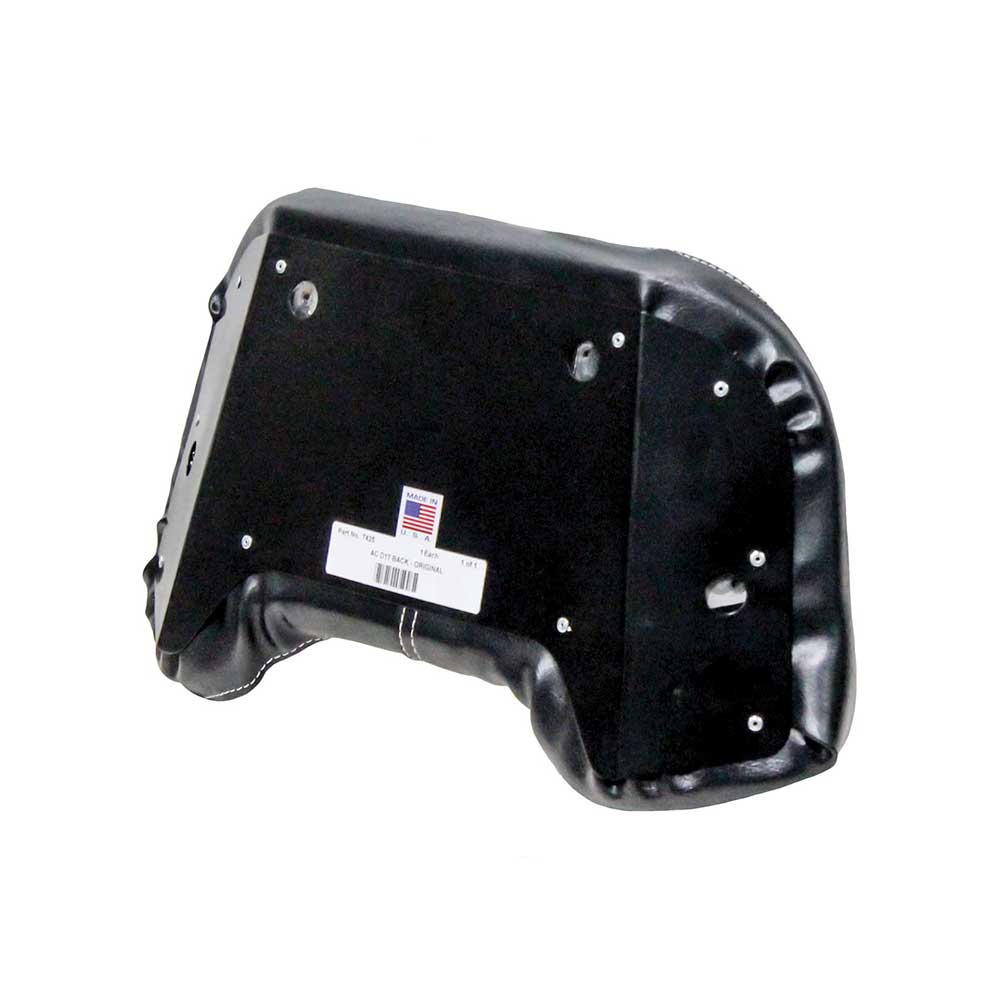 Uni Pro Allis Chalmers D17 Backrest Cushion | Original Pattern | Pleated Black & White Vinyl