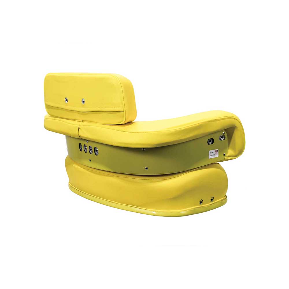 Uni Pro John Deere 4010 3-Piece Seat Cushion Kit | Economy | Yellow Vinyl