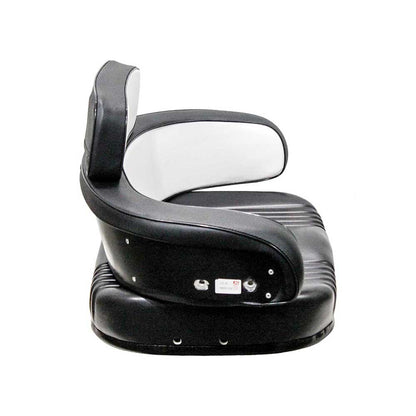 Uni Pro International Harvester 806 3-Piece Seat Cushion Kit | Economy | Black & White Vinyl