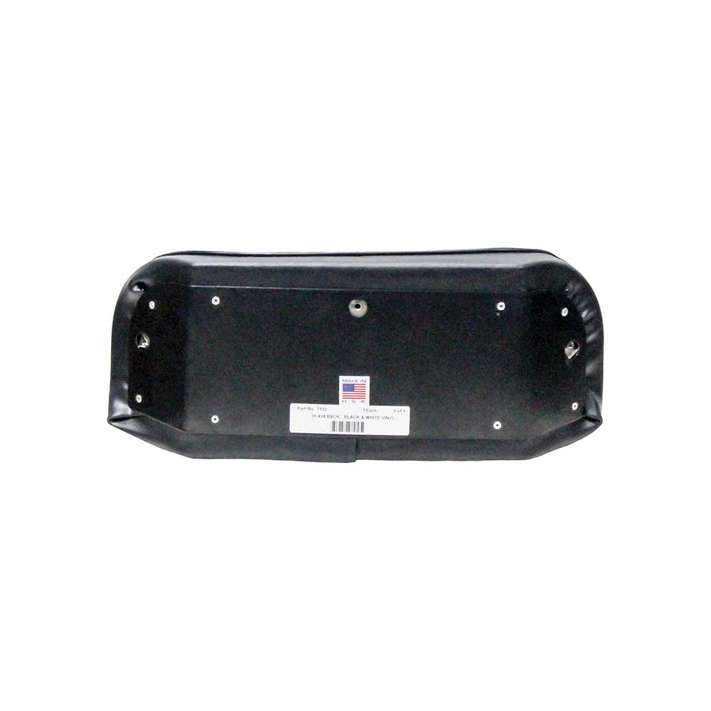 Uni Pro International Harvester 424 Backrest Cushion | Black & White Vinyl
