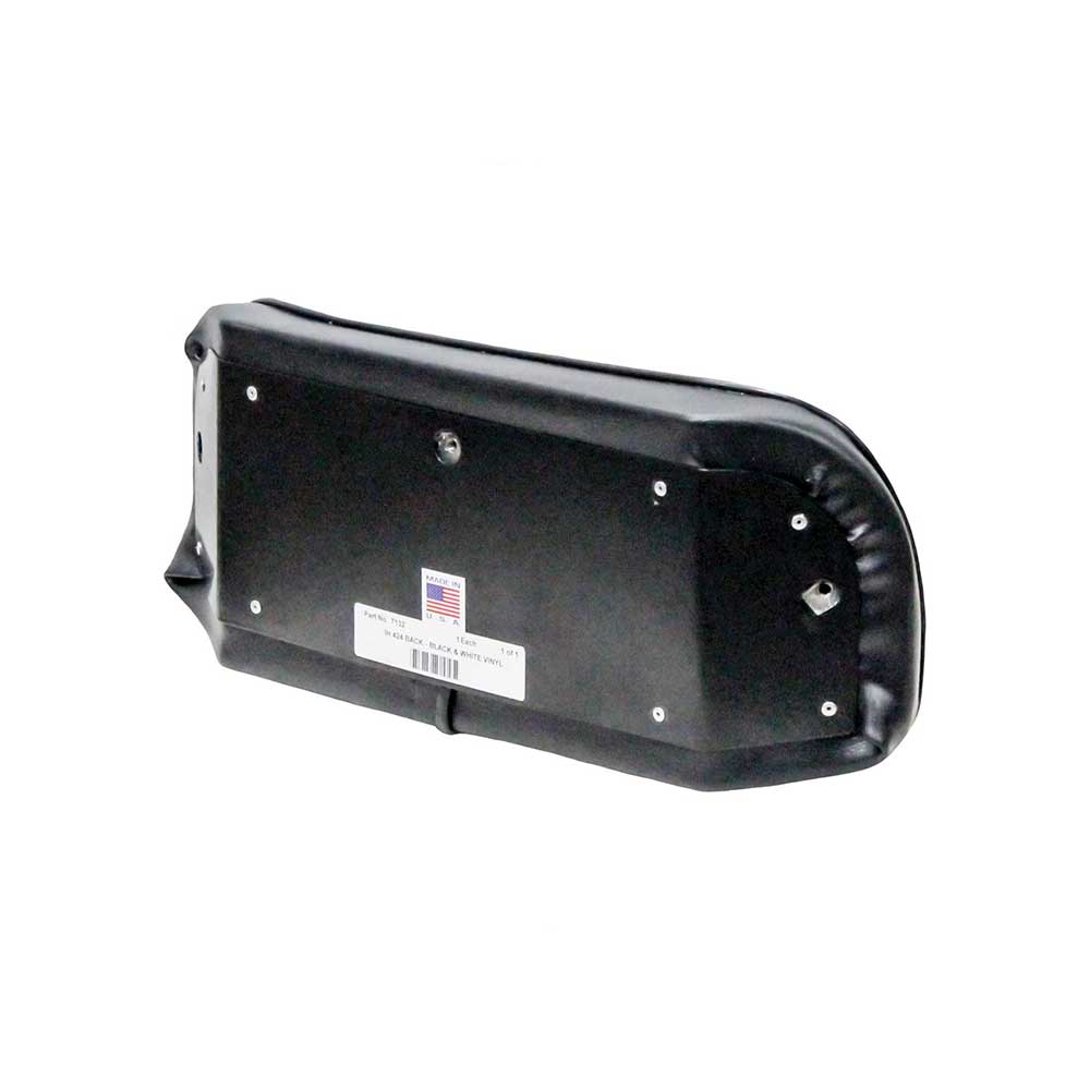 Uni Pro International Harvester 424 Backrest Cushion | Black & White Vinyl