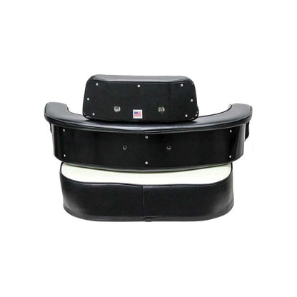 Uni Pro International Harvester 806 3-Piece Seat Cushion Kit | Black & White Vinyl