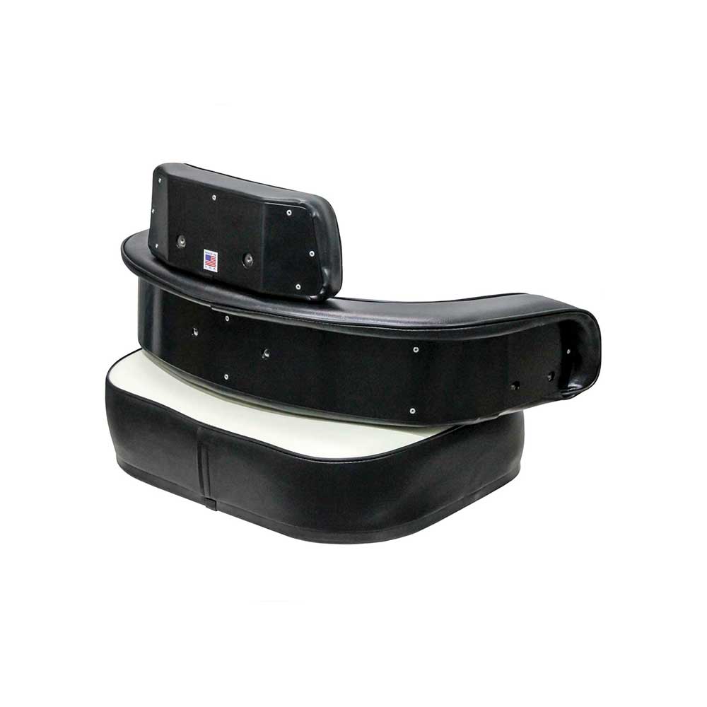 Uni Pro International Harvester 806 3-Piece Seat Cushion Kit | Black & White Vinyl