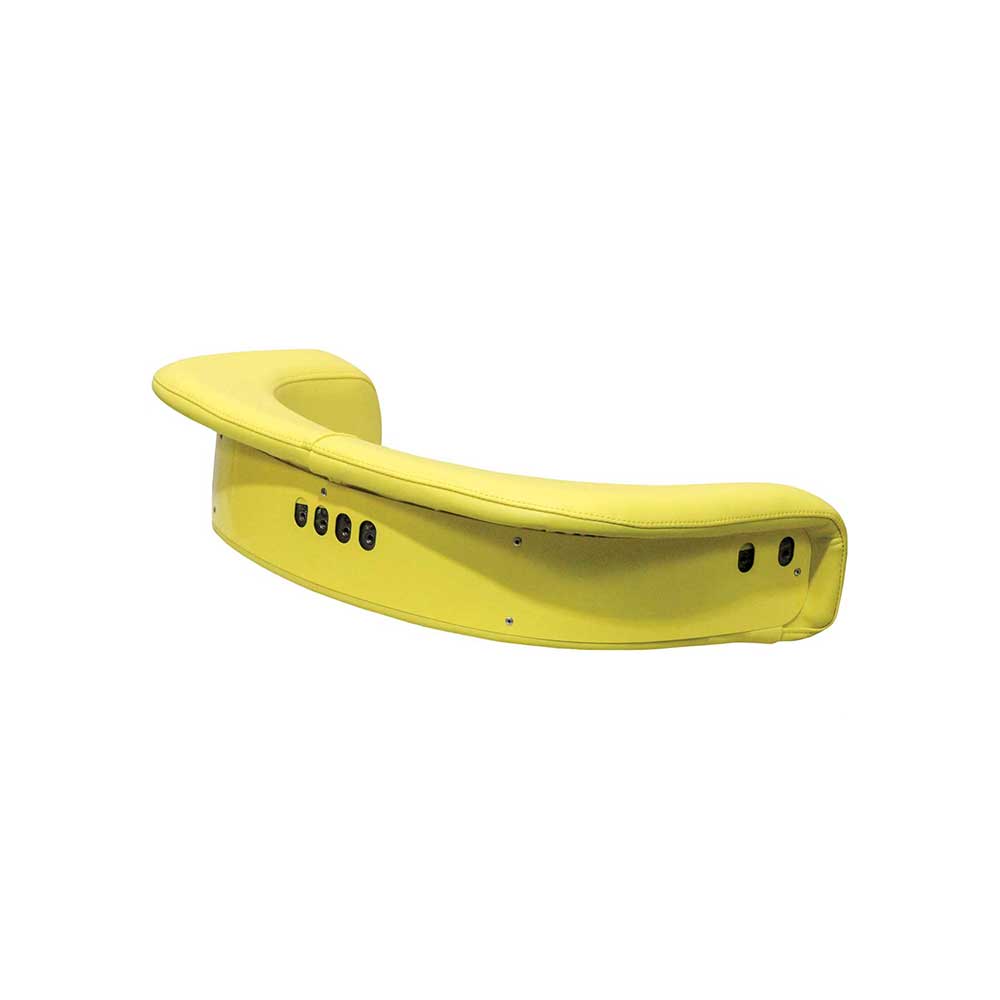Uni Pro John Deere 4010 Large Backrest Cushion | Yellow Vinyl