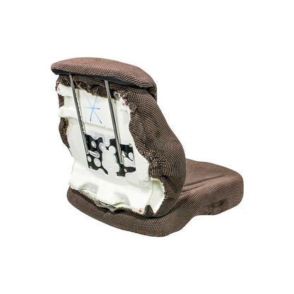Uni Pro John Deere 6020-7030 Series Tractor Seat Cushion Kit | Grammer 741| Brown Fabric