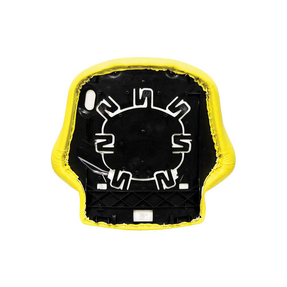 Uni Pro Backrest Cushion | Fits 136 or Grammer 5X1 Seat | Yellow Vinyl