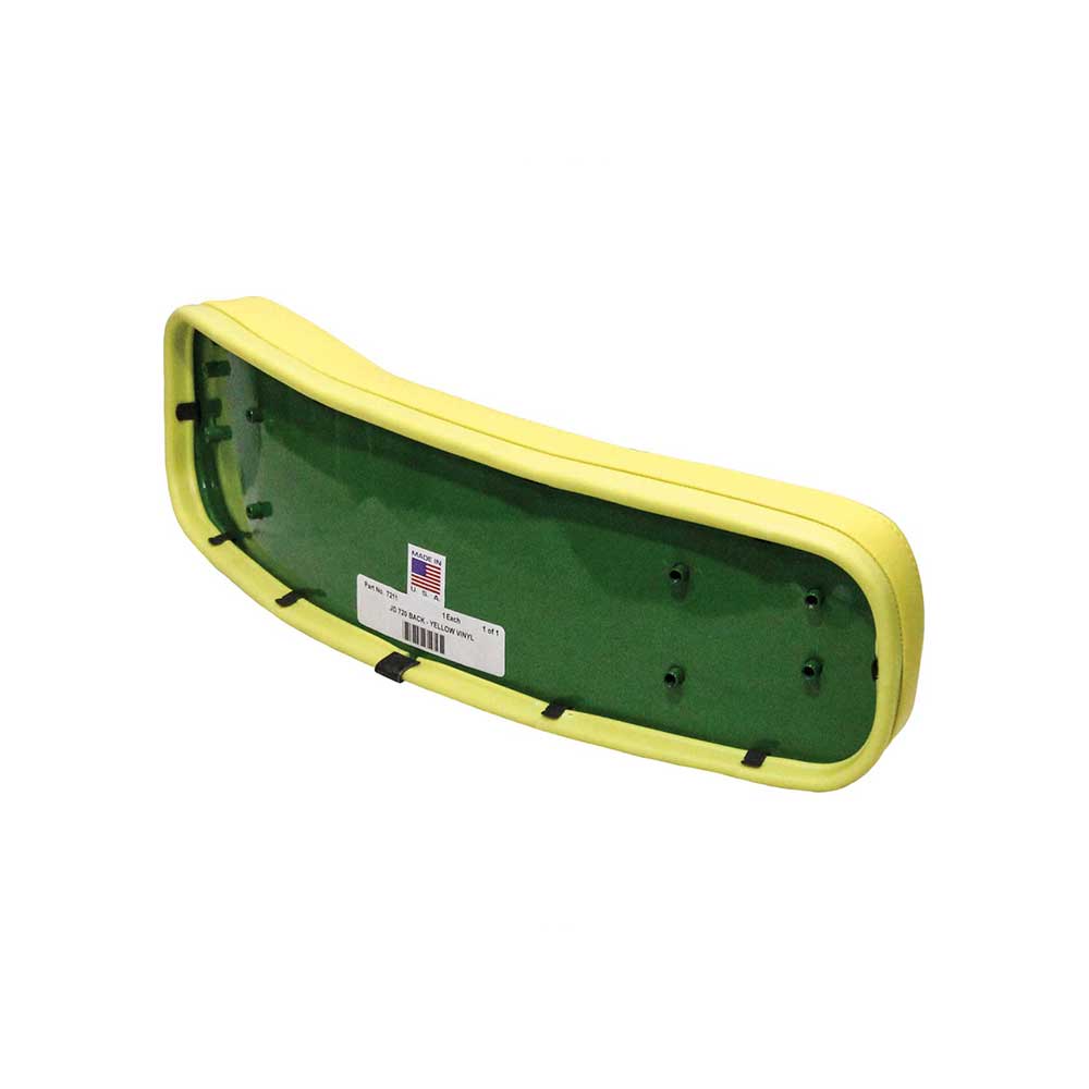 Uni Pro John Deere/Minneapolis-Moline 720 Backrest Cushion | Yellow Vinyl