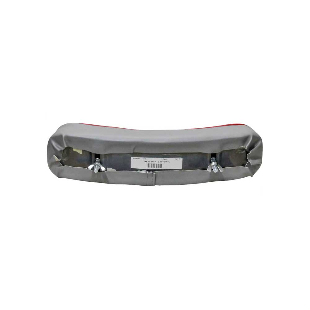 Uni Pro Allis Chalmers/Massey Ferguson/Oliver 30 Backrest Cushion | Gray Vinyl with Red Trim Cording